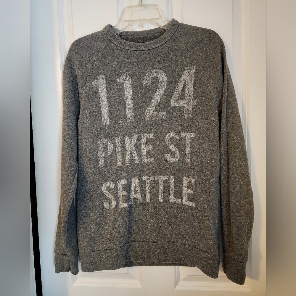 Item #:91 Starbucks Roastery Address Gray Sweater